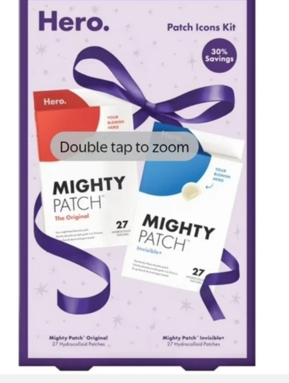 Hero Cosmetics Mighty Patch Invisible & Original Icons Kit NWT